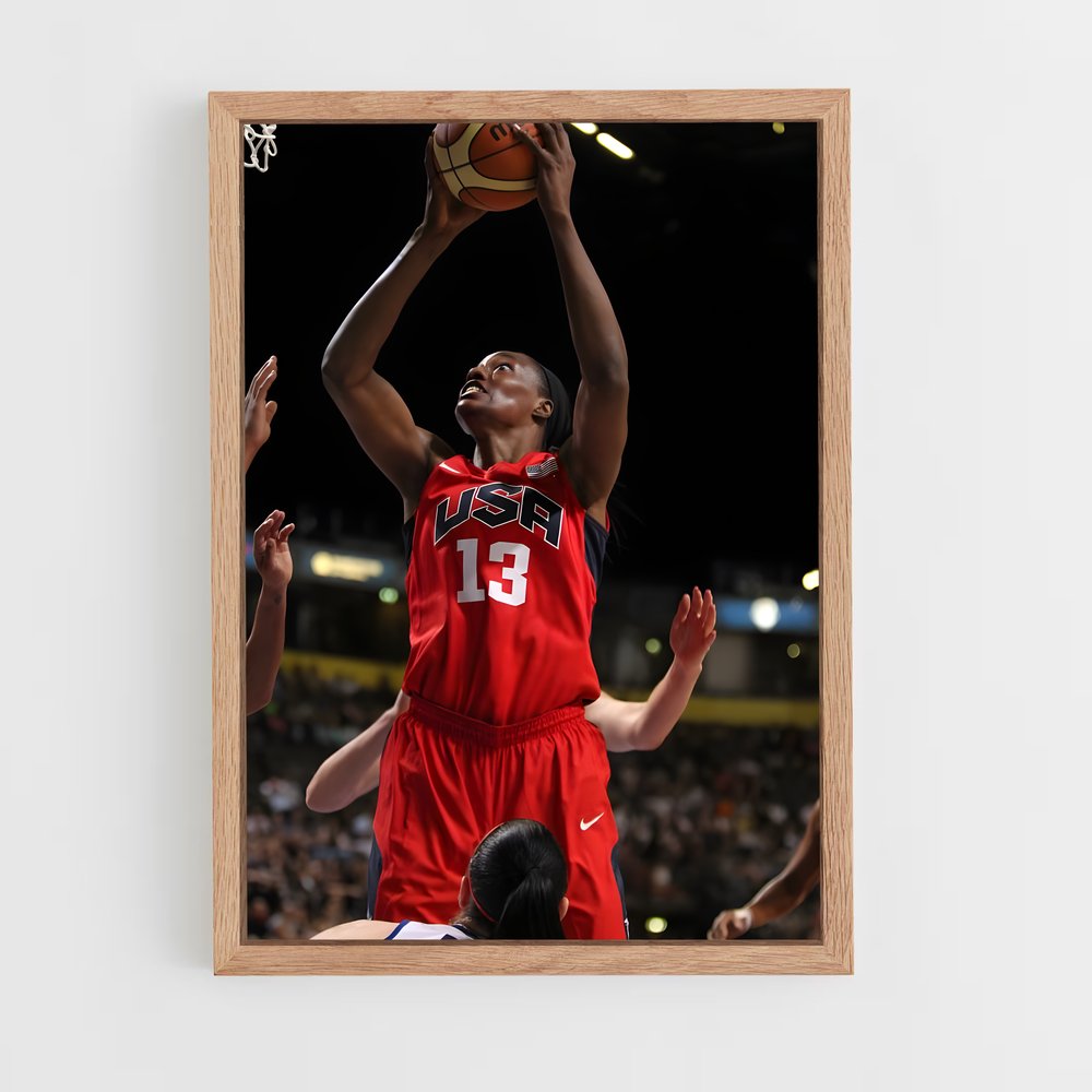 Poster Précision Éblouissante – affiche Basketball (vue 4)